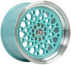 Felga aluminiowa 18" 59 North Wheels D-008 18x9,5 ET22 5x114,3/120 Teal matte center/polished lip