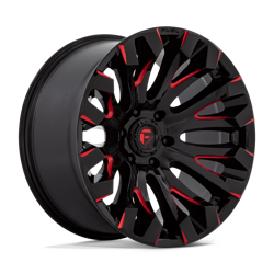 Felga aluminiowa 18" Fuel D829 QUAKE 18x9 ET1 5x114,3 Gloss Black Milled Red Tint