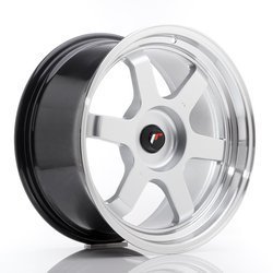 Felga aluminiowa 18" Japan Racing JR12 18x9 ET25-27 BLANK Hyper Silver w/MachinedLip