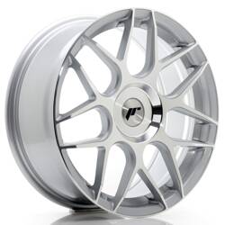 Felga aluminiowa 18" Japan Racing JR18 18x7,5 ET20-40 BLANK Silver Machined Face