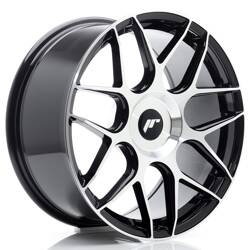 Felga aluminiowa 18" Japan Racing JR18 18x8,5 ET20-45 BLANK Black Machined Face