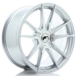 Felga aluminiowa 18" Japan Racing JR21 18x8,5 ET20-45 BLANK Silver Machined