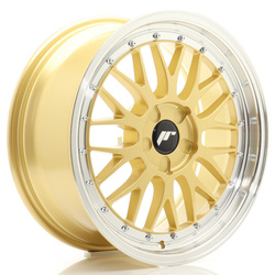 Felga aluminiowa 18" Japan Racing JR23 18x8,5 ET20-48 5H BLANK Gold w/Machined Lip