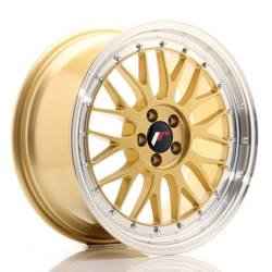 Felga aluminiowa 18" Japan Racing JR23 18x8,5 ET35 5x100 Gold w/Machined Lip