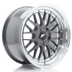 Felga aluminiowa 18" Japan Racing JR23 18x9,5 ET20-48 5H BLANK Hyper Gray w/Machined Lip