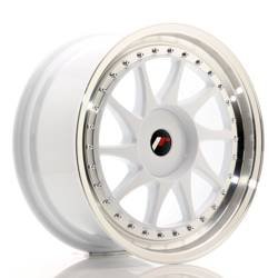 Felga aluminiowa 18" Japan Racing JR26 18x8,5 ET20-40 BLANK White w/Machined Lip