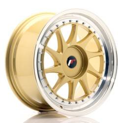 Felga aluminiowa 18" Japan Racing JR26 18x8,5 ET35-40 BLANK Gold w/Machined Lip