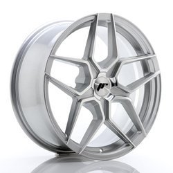 Felga aluminiowa 18" Japan Racing JR34 18x8 ET20-42 5H BLANK Silver MachinedFace