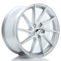 Felga aluminiowa 18" Japan Racing JR36 18x8 ET20-45 5H BLANK Silver Machined Face