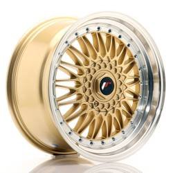 Felga aluminiowa 18" Japan Racing JR9 18x9 ET20-40 BLANK Gold w/Machined Lip