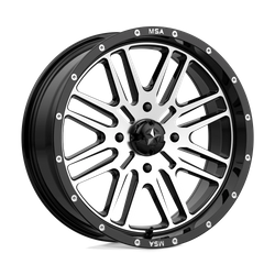 Felga aluminiowa 18" MSA Offroad Wheels M38 BRUTE 18x7 ET10 4x156 Gloss Black Machined