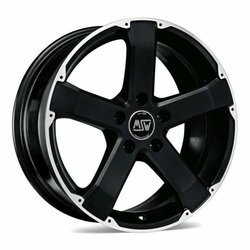 Felga aluminiowa 18" MSW 45 18x8 ET35 5x150 Matt Black Full Polished