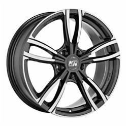 Felga aluminiowa 18" MSW 73 18x8 ET29 5x120 Gloss Dark Grey Full Polished