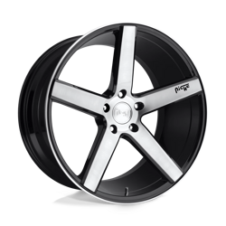 Felga aluminiowa 18" Niche Milan 18x8 ET40 5x114,3 Gloss Black Brushed