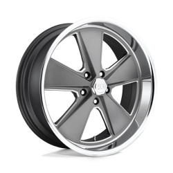 Felga aluminiowa 18" US Mag Roadster 18x8 ET1 5x114,3 Matte Gun Metal Machined