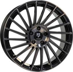 Felga aluminiowa 18" mbDESIGN VR3 18x7,5 ET45 5x114,3 Czarny połysk polerowany dymiony