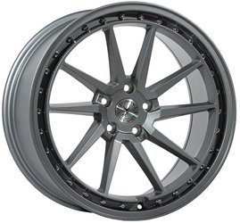 Felga aluminiowa 19" 59 North Wheels S-001 19x9,5 ET40 5x108 Matte gunmetal/full front polish