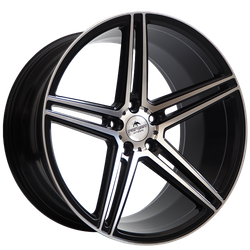 Felga aluminiowa 19" Forzza Bosan 19x9,5 ET35 5x112 Black Matt Face Machined