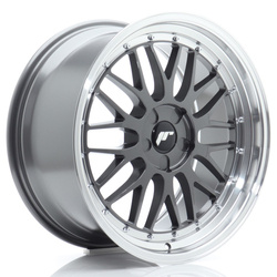 Felga aluminiowa 19" Japan Racing JR23 19x10 ET20-51 5H BLANK Hyper Gray w/Machined Lip