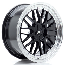 Felga aluminiowa 19" Japan Racing JR23 19x8 ET20-40 5H BLANK Gloss Black w/Machined Lip