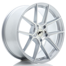 Felga aluminiowa 19" Japan Racing JR30 19x8,5 ET20-45 5H BLANK Silver Machined Face