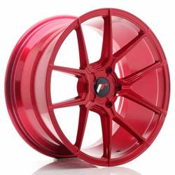 Felga aluminiowa 19" Japan Racing JR30 19x9,5 ET20-40 5H BLANK Platinum Red