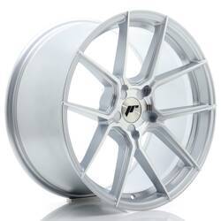 Felga aluminiowa 19" Japan Racing JR30 19x9,5 ET20-40 5H BLANK Silver Machined Face