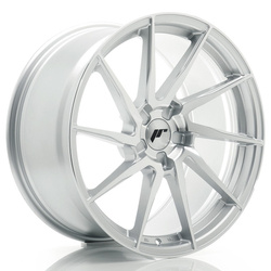 Felga aluminiowa 19" Japan Racing JR36 19x9 ET20-40 5H BLANK Silver Machined Face