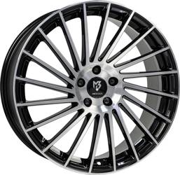 Felga aluminiowa 19" mbDESIGN VR3 19x8,5 ET30 5x100 Czarny połysk polerowany