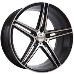 Felga aluminiowa 20" Forzza Bosan 20x9 ET25 5x112 Black Matt Face Machined