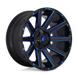 Felga aluminiowa 20" Fuel Contra 20x10 ET-18 8x180 Gloss Black Blue Tinted Clear