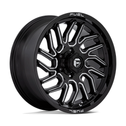 Felga aluminiowa 20" Fuel D807 HURRICANE 20x9 ET20 6x139,7 Gloss Black Milled