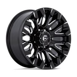 Felga aluminiowa 20" Fuel D828 QUAKE 20x9 ET1 8x165,1 Gloss Black Milled