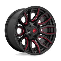 Felga aluminiowa 20" Fuel Rage 20x10 ET-18 8x170 Gloss Black Red Tinted Clear