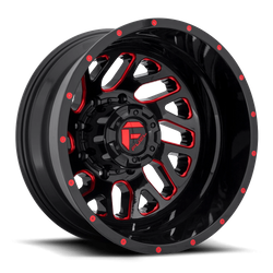 Felga aluminiowa 20" Fuel Triton 20x8,25 ET-240 8x165,1 Gloss Black Red Tinted Clear