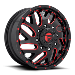 Felga aluminiowa 20" Fuel Triton 20x8,25 ET105 8x200 Gloss Black Red Tinted Clear