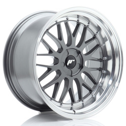 Felga aluminiowa 20" Japan Racing JR23 20x10,5 ET15-25 5H BLANK Hyper Gray w/Machined Lip