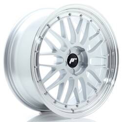 Felga aluminiowa 20" Japan Racing JR23 20x8 ET20-40 5H BLANK Hyper Silver w/Machined Lip