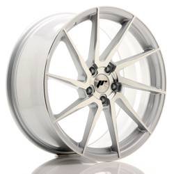 Felga aluminiowa 20" Japan Racing JR36 20x9 ET35 5x120 Silver Brushed Face