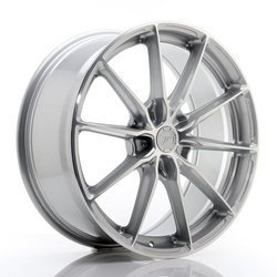 Felga aluminiowa 20" Japan Racing JR37 20x8,5 ET20-45 5H BLANK Silver MachinedFace