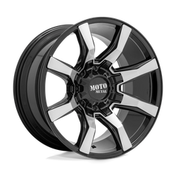 Felga aluminiowa 20" Moto Metal MO804 SPIDER 20x10 ET-18 5x150/139,7 Gloss Black Machined