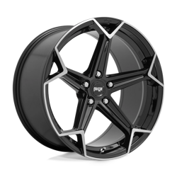 Felga aluminiowa 20" Niche Arrow 20x9 ET35 5x120 Gloss Black Brushed