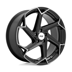 Felga aluminiowa 20" Niche Flash 20x10,5 ET40 5x114,3 Gloss Black Brushed