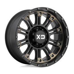 Felga aluminiowa 20" XD Hoss II 20x10 ET-24 6x139,7 Satin Black Machined Dark Tint