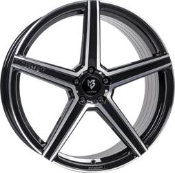 Felga aluminiowa 21" mbDESIGN KV1S DC 21x10,5 ET45 5x108 Czarny połysk polerowany