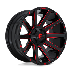 Felga aluminiowa 22" Fuel Contra 22x10 ET-18 5x114,3/127 Gloss Black Red Tinted Clear