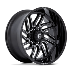 Felga aluminiowa 24" Fuel D807 HURRICANE 24x12 ET-44 8x165,1 Gloss Black Milled