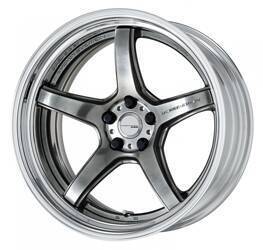 Felga aluminiowa Work Wheels EMOTION T5R 2P 18" 18x9,5 ET1 5x114,3 Glim Silver(GTS) Rdisc