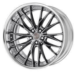 Felga aluminiowa Work Wheels SCHWERT BRUNNEN 22" STEP RIM Brilliant Silver Black(BSB)