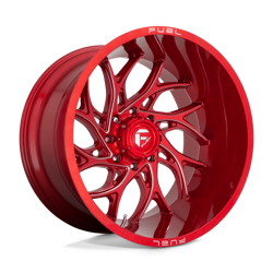 Felgi aluminiowe 24" Fuel Runner 24x14 ET-75 6x139,7 Candy Red Milled
